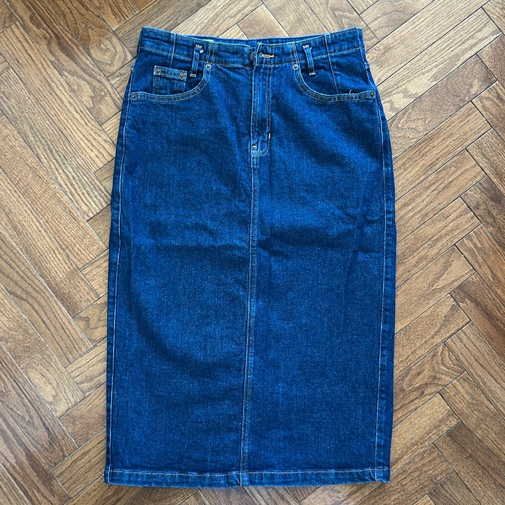 Gap Denim Petit Midi Skirt (4)